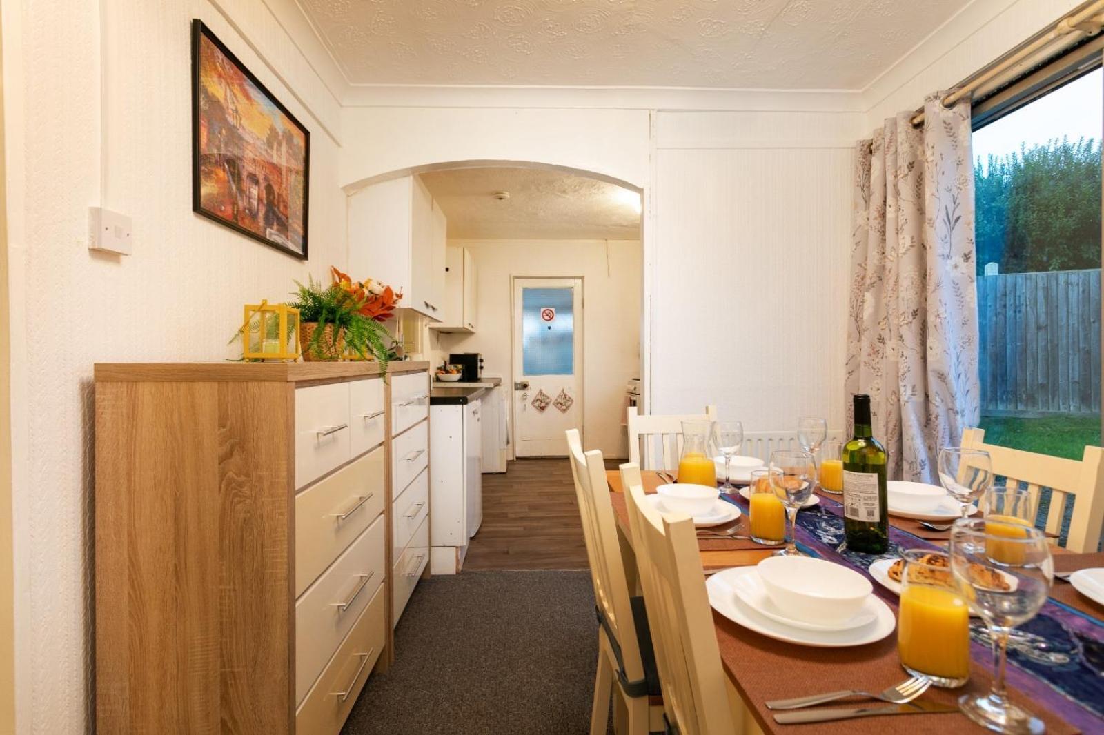 Cozyhome-3Br-5Guest#Netflix#Parking#Garden 诺丁汉 外观 照片